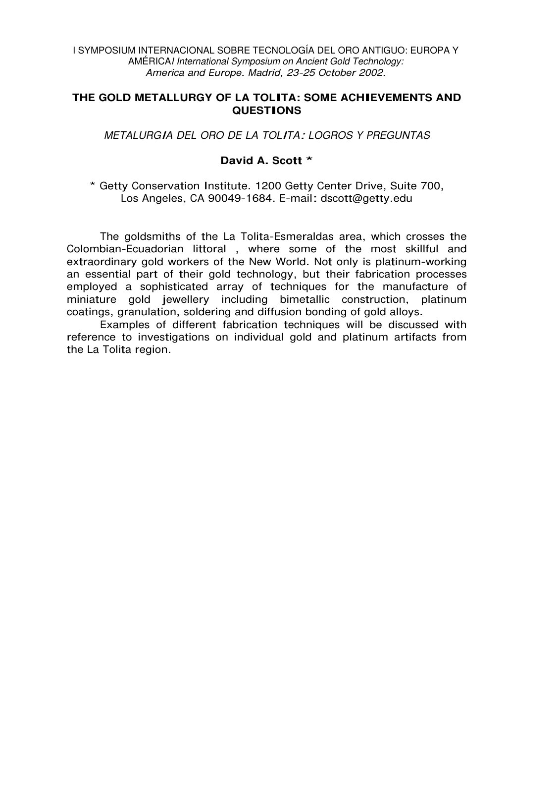 First page of Sitoa Pr1 Scott