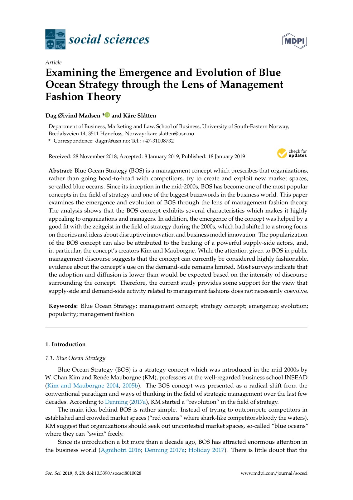 First page of Examining the Emergence and Evolution of