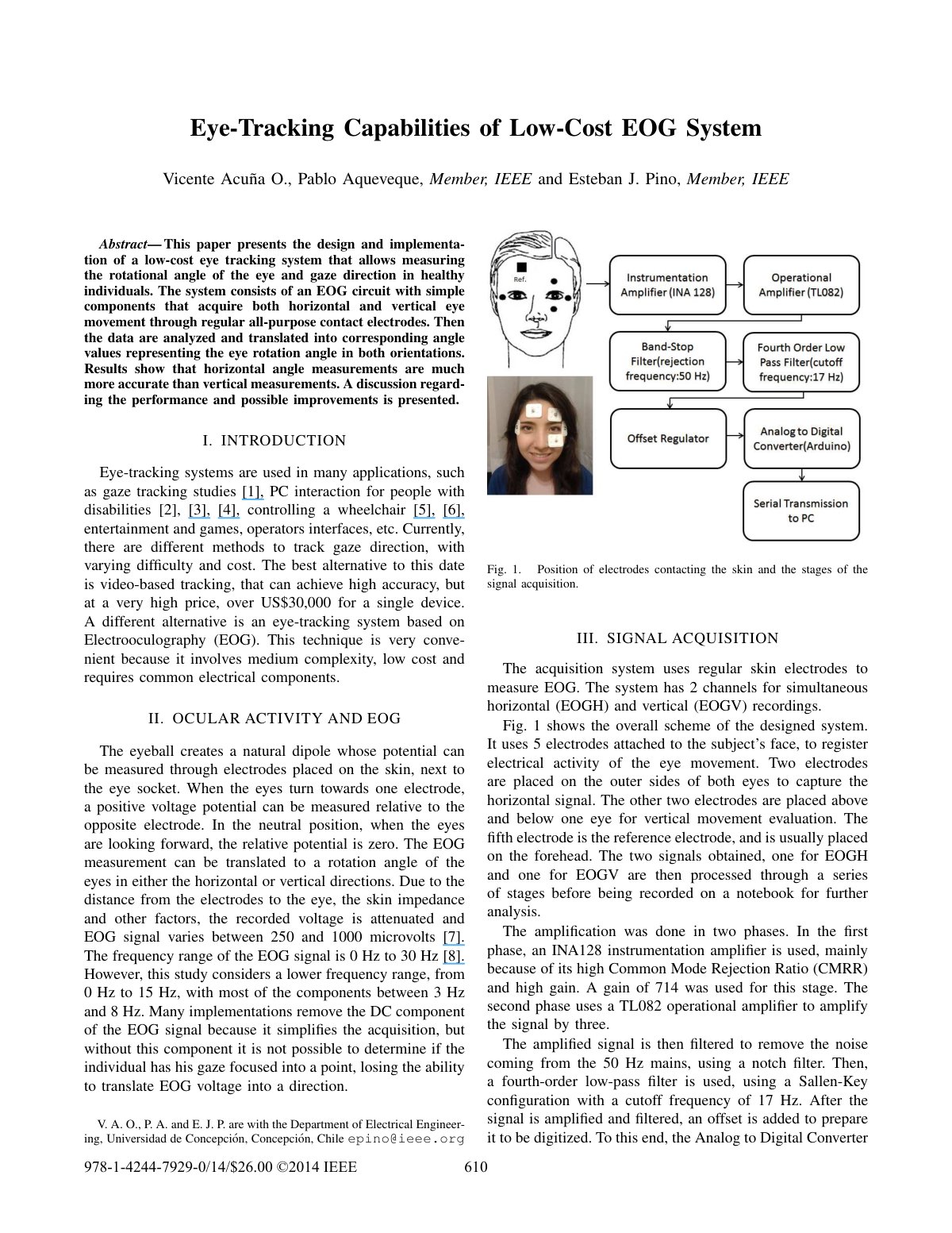 First page of Eye tracking capabilities of low cost EO
