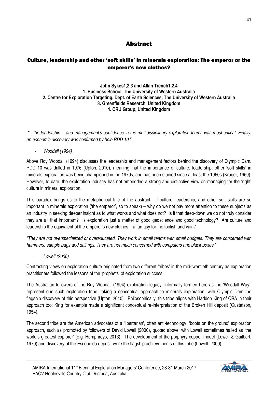 First page of Culture leadership and other soft skills