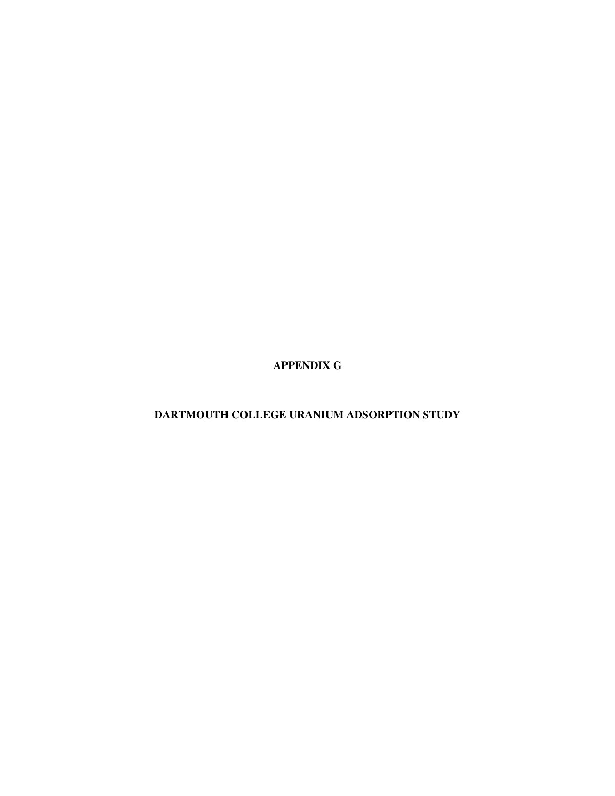 First page of Integrating Variable Aquifer Geochemistry and Sediment Properties into Models of Uranium Retention at the Nuclear Metals Incorporated Superfund Site