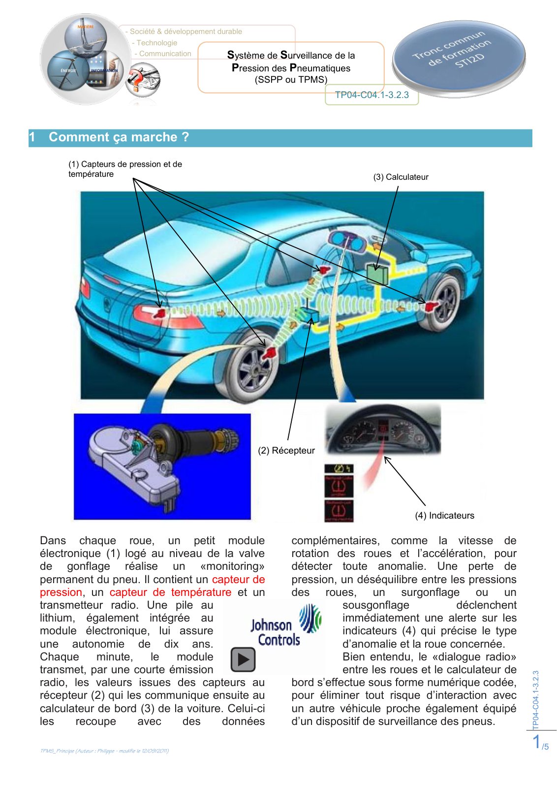 First page of tpms