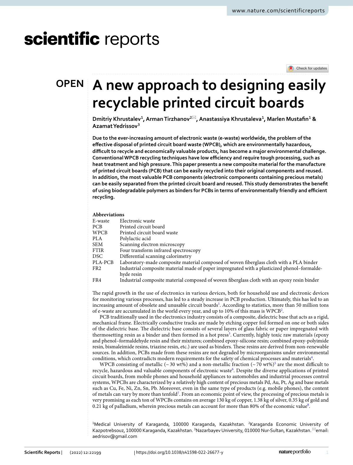 First page of A new approach to designing easily recyc