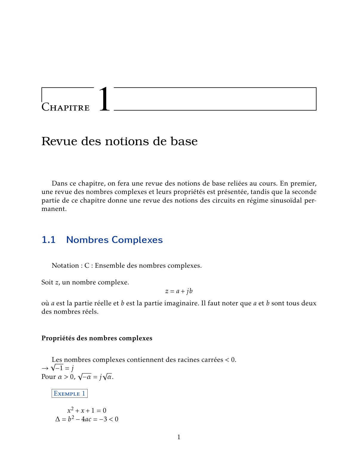 First page of electrotechnique