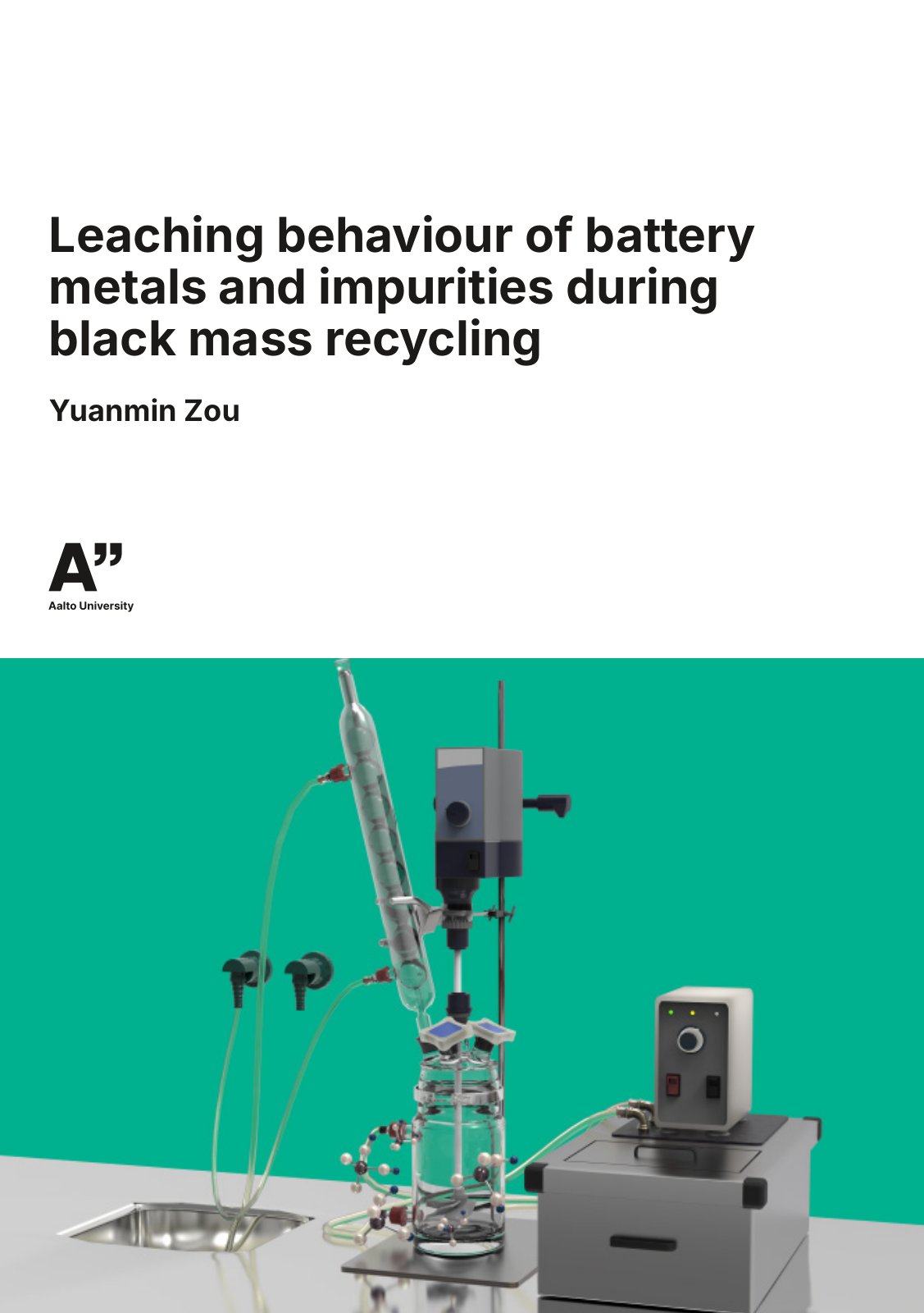 First page of 2026   Zou   Battery metals and impurities in black mass leaching