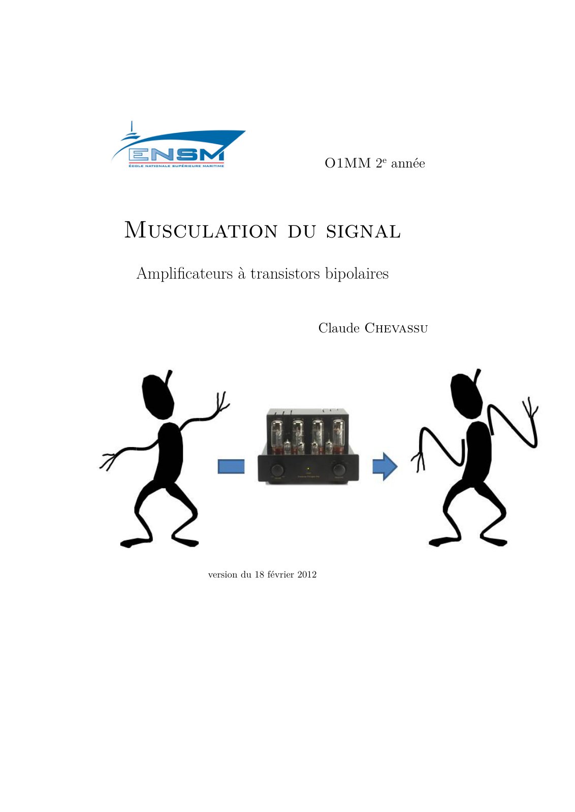 First page of amplificateurs transistors bipolaires