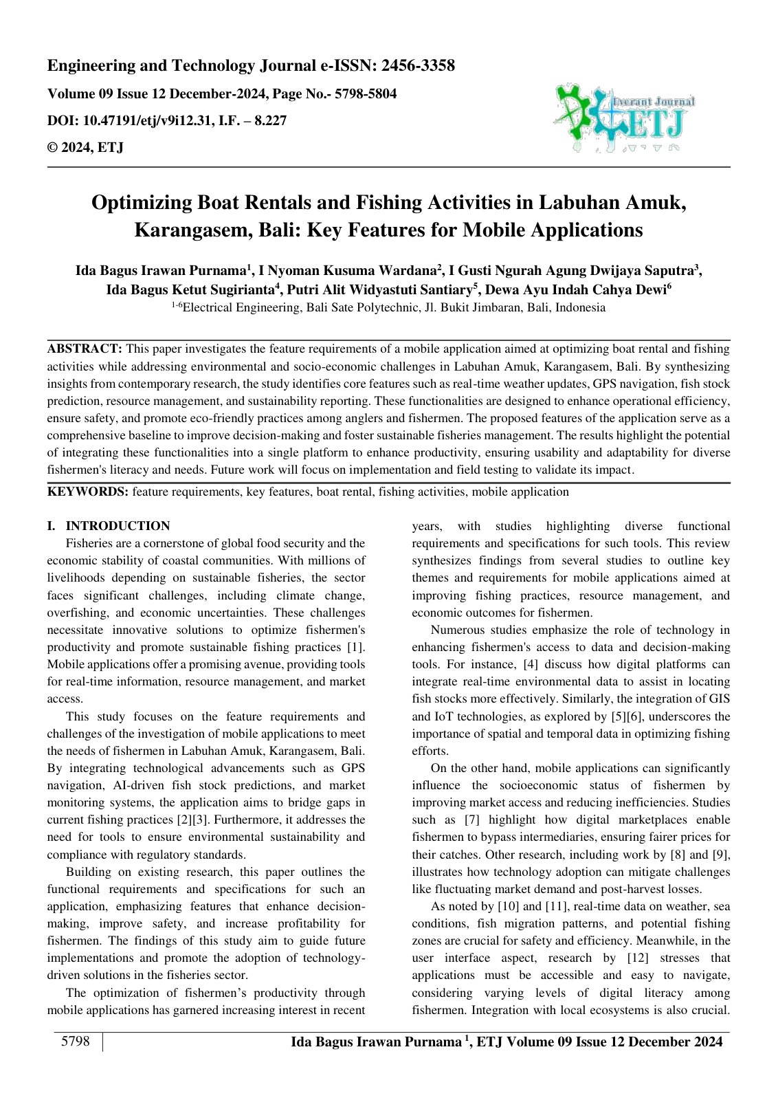 First page of Optimizing Boat Rentals and Fishing Activities in Labuhan Amuk,