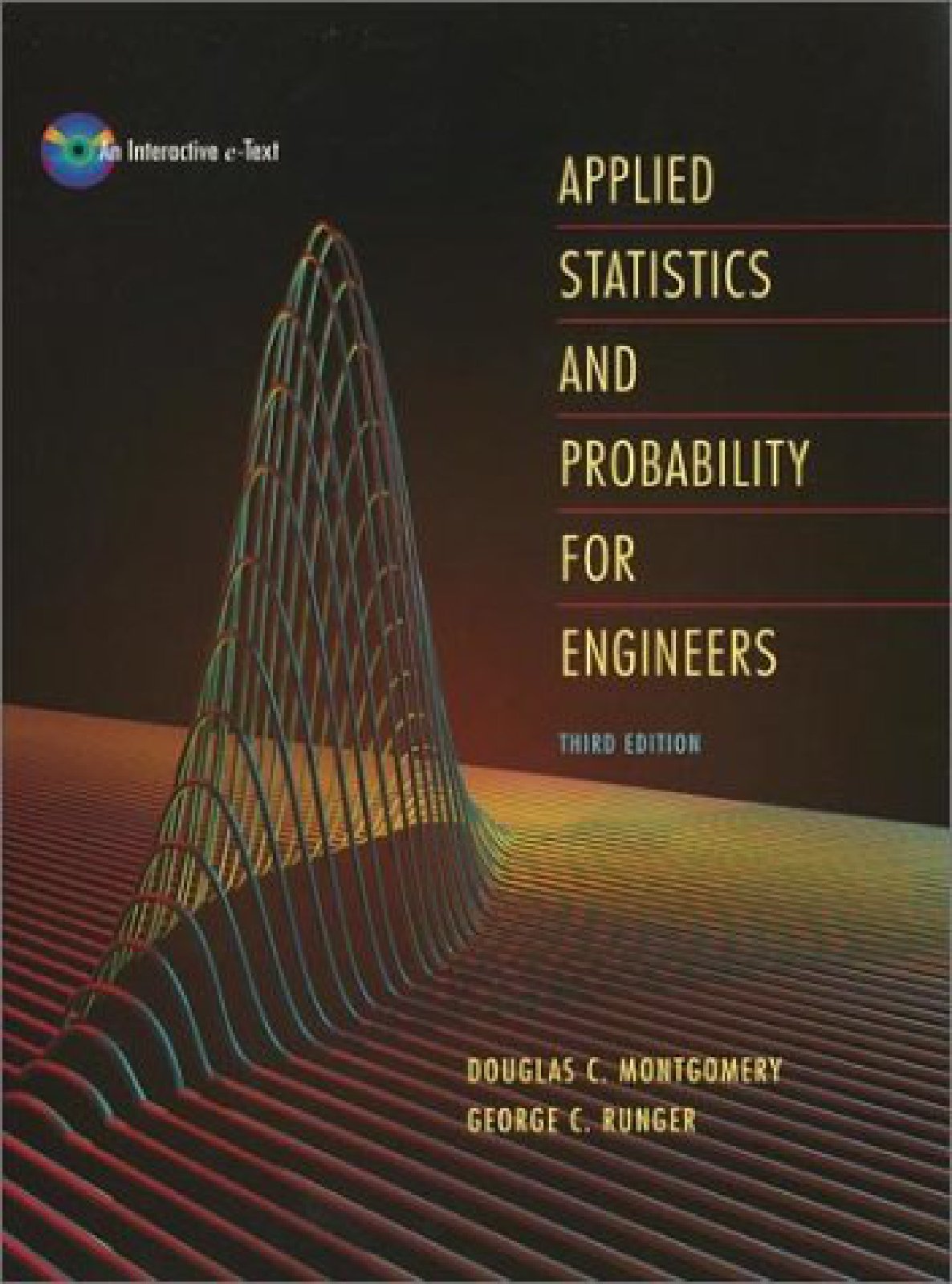 First page of Applied Statistics and Probability for Engineers by Douglas C. Montgomery, George C. Runger   Wiley (2003)