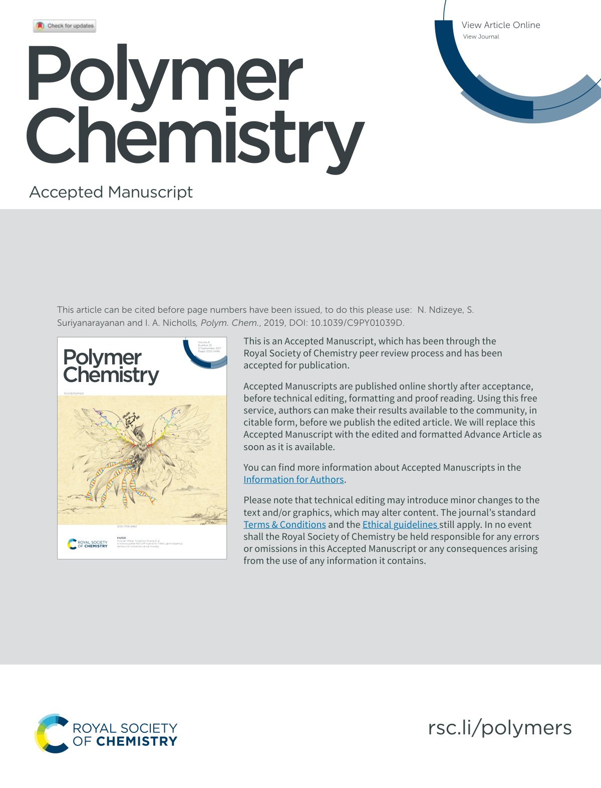 First page of A mannosylated PEI–CPP hybrid for TRAIL gene targeting delivery for colorectal cancer therapy