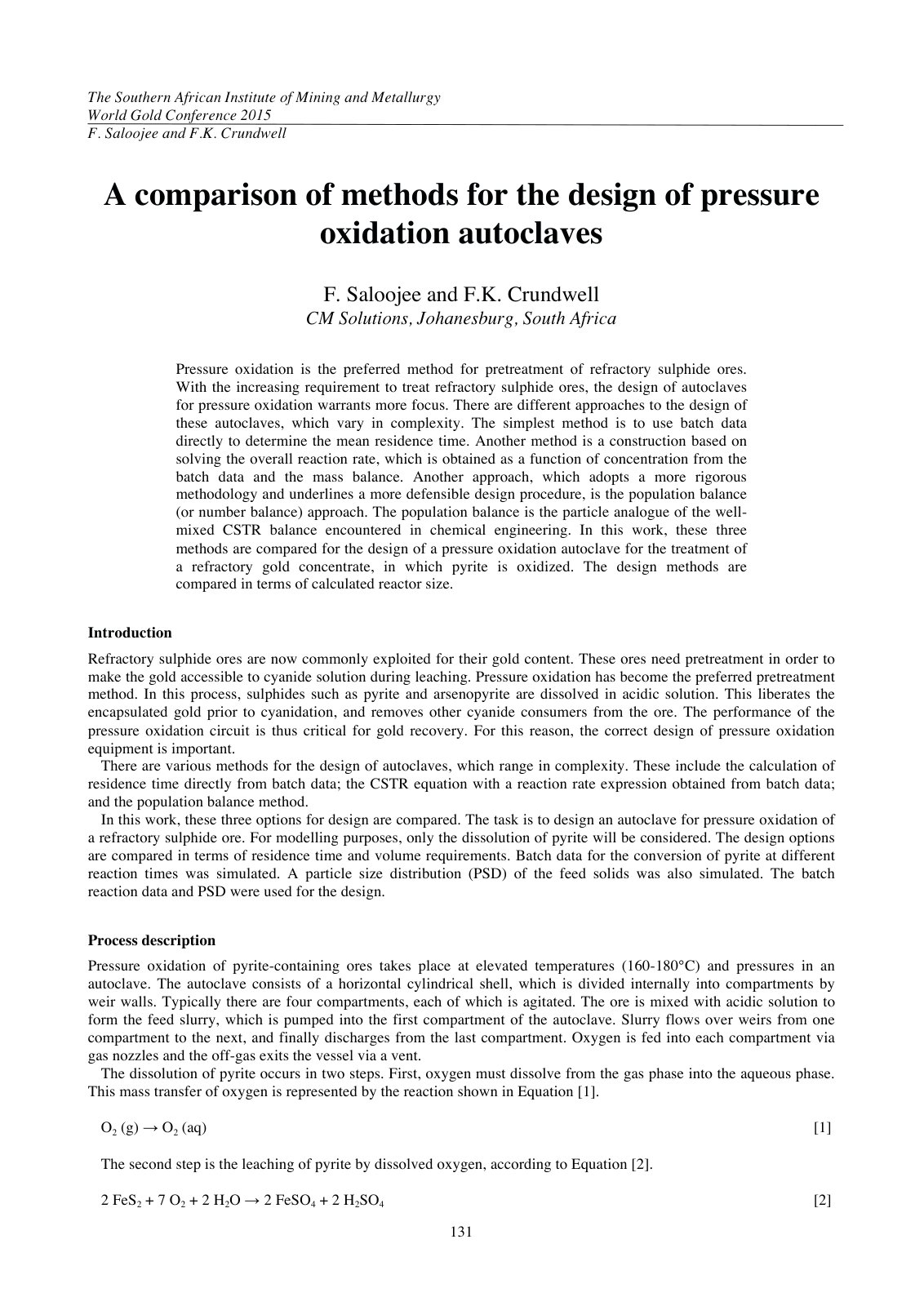First page of 131 140 WG01 Saloojee