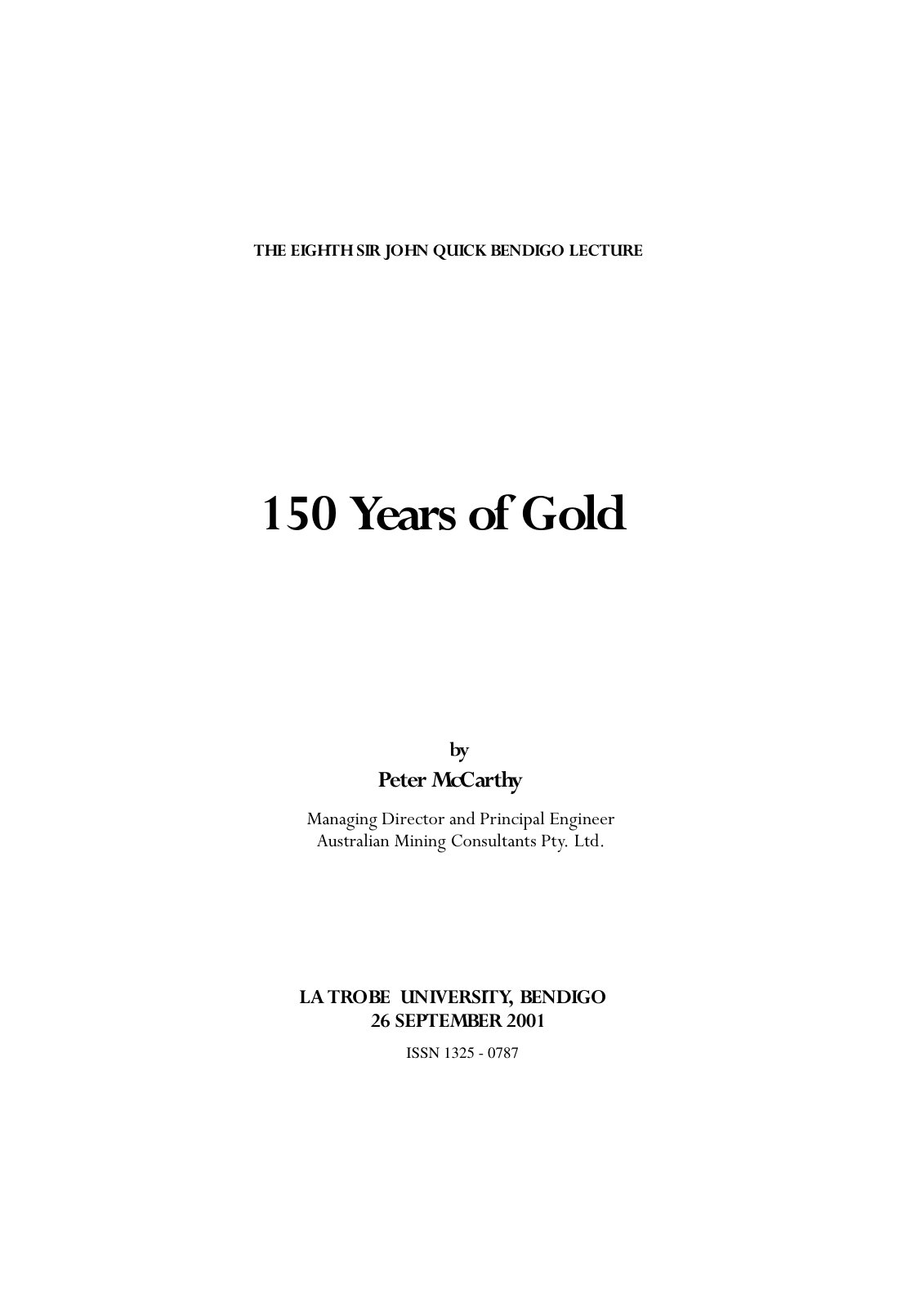 First page of quicklecture2001