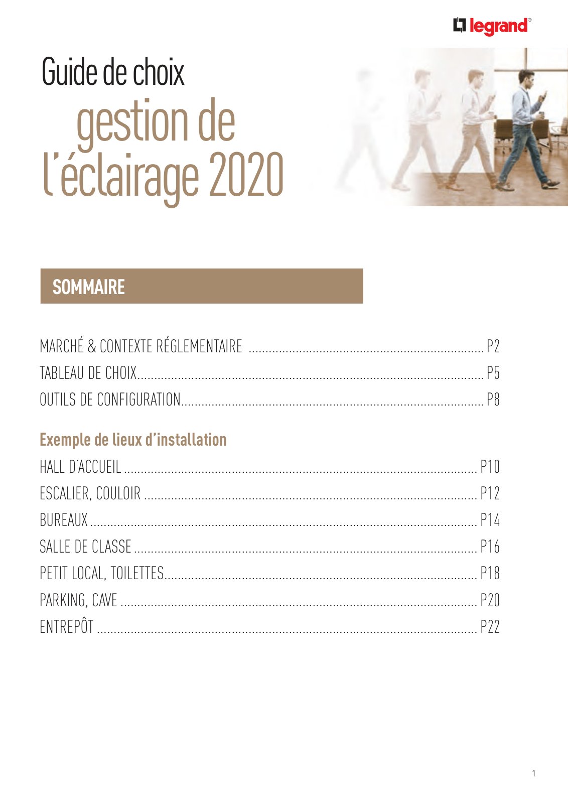 First page of Guide de choix gestion de l’éclairage