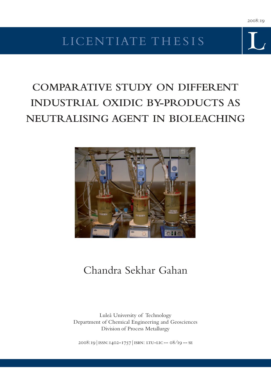First page of Comparative study on different industria