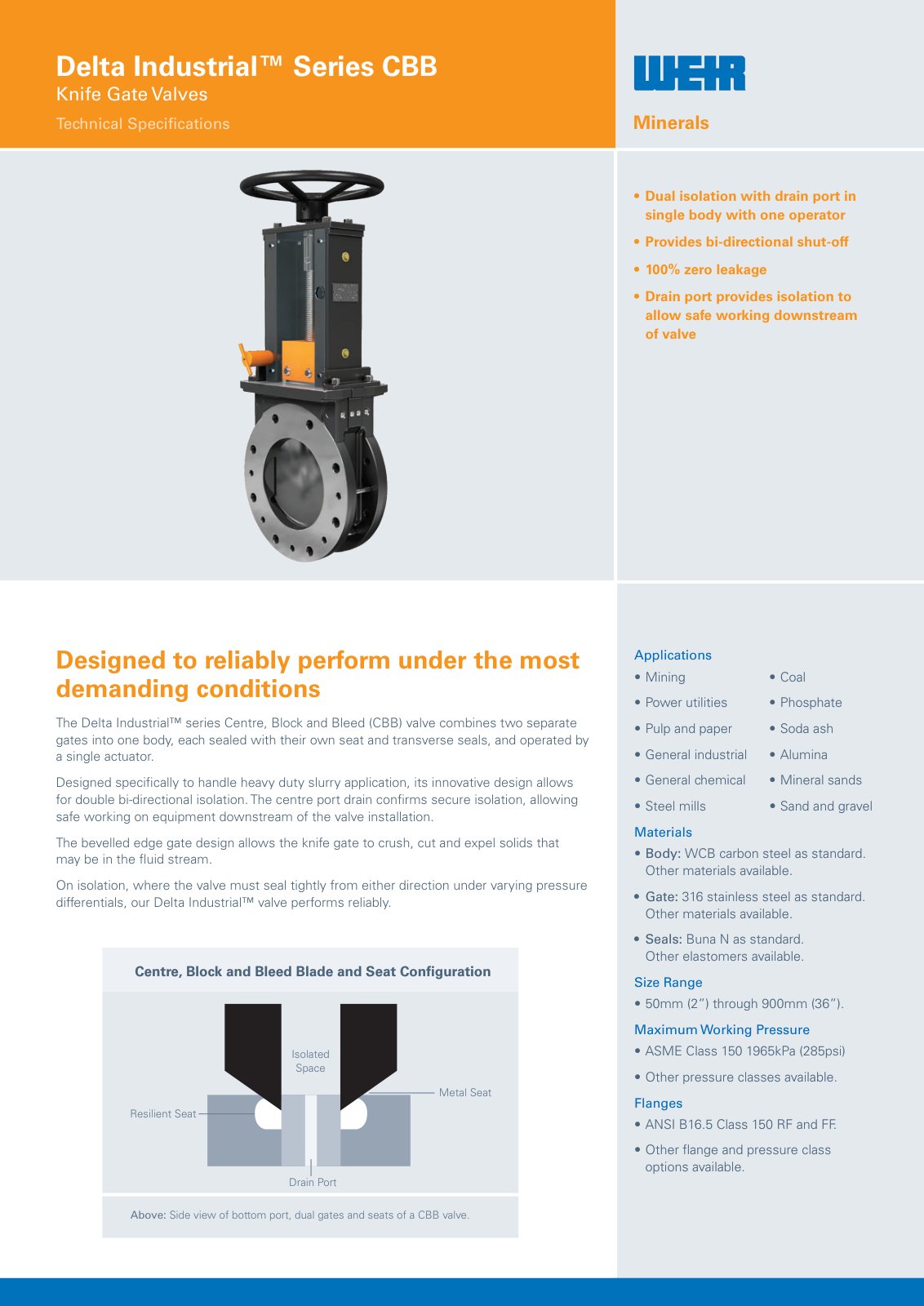 First page of AU0733 Delta Industrial Series CBB Spec Sheet APAC 20161025 PREVIEW