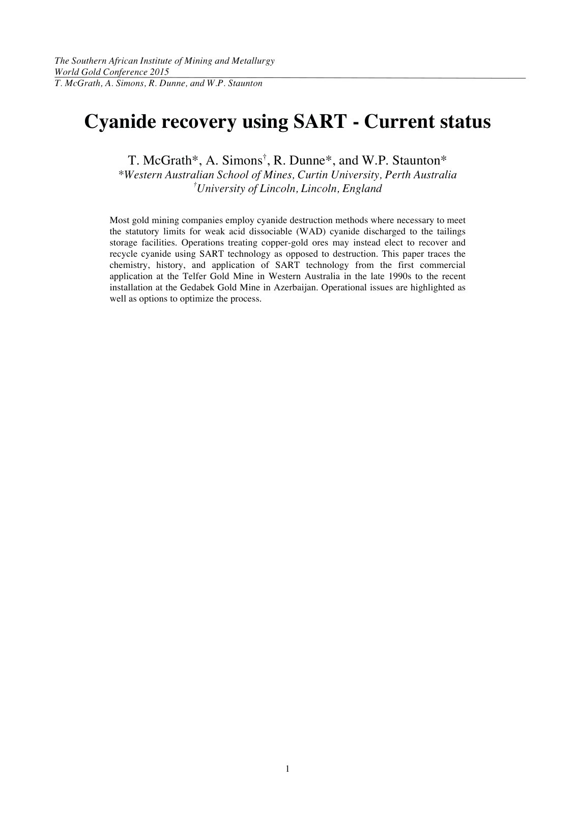 First page of 22 WG25 Staunton abstr