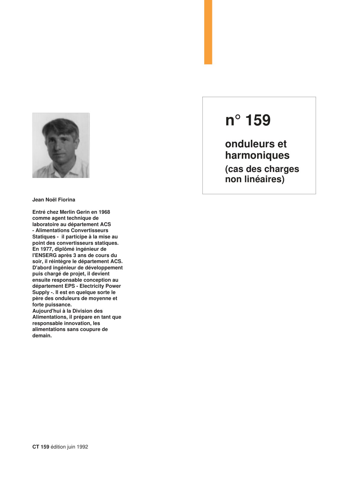 First page of onduleurs et harmoniques (cas des charges non linéaires)