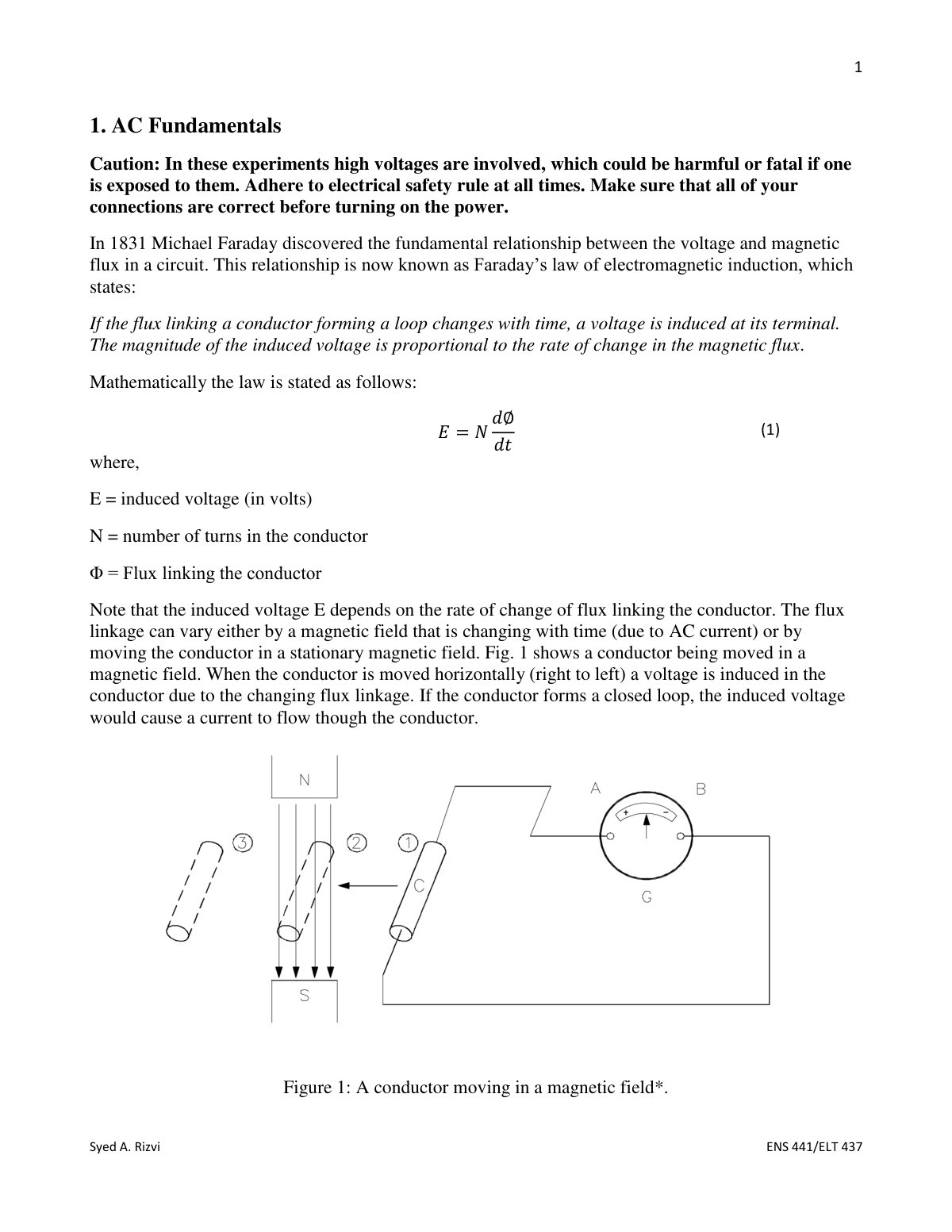 First page of AC Fundamentals