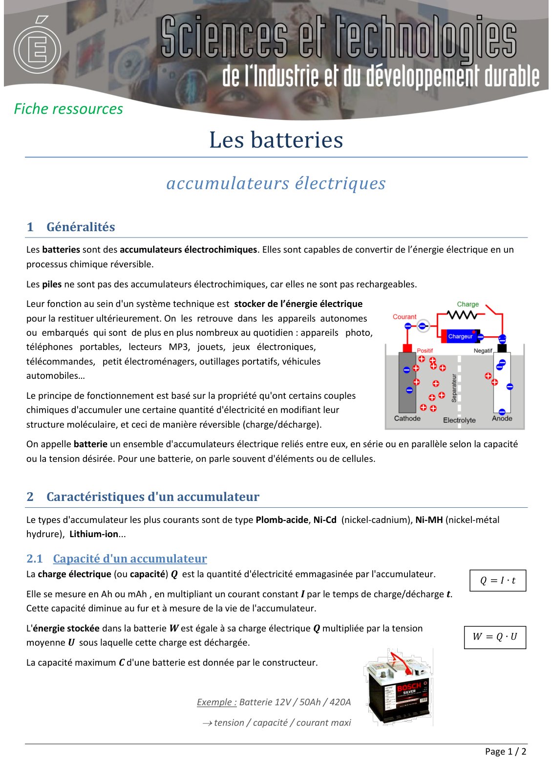 First page of batteries3