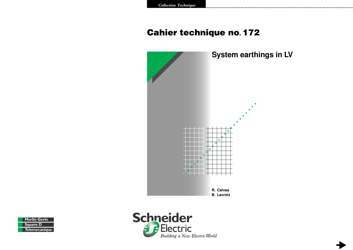 First page of Cahier technique no 172 System earthings