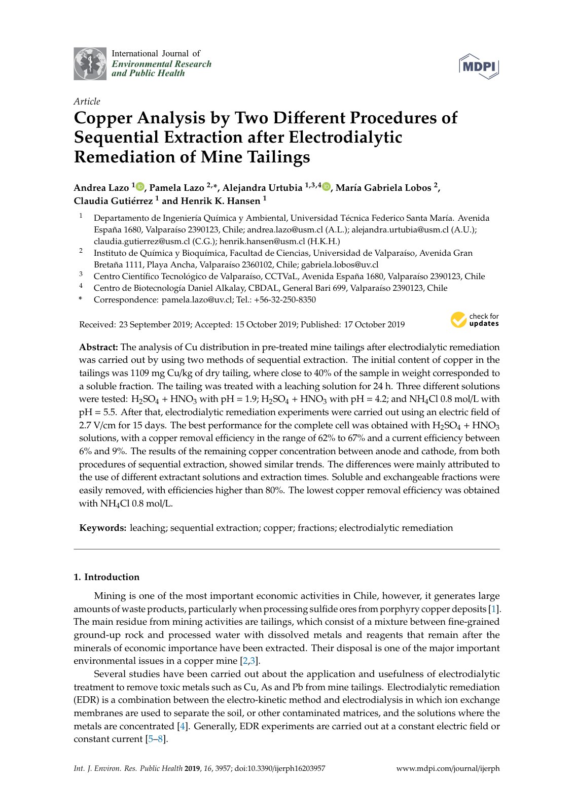 First page of Copper Analysis by Two Different Procedu