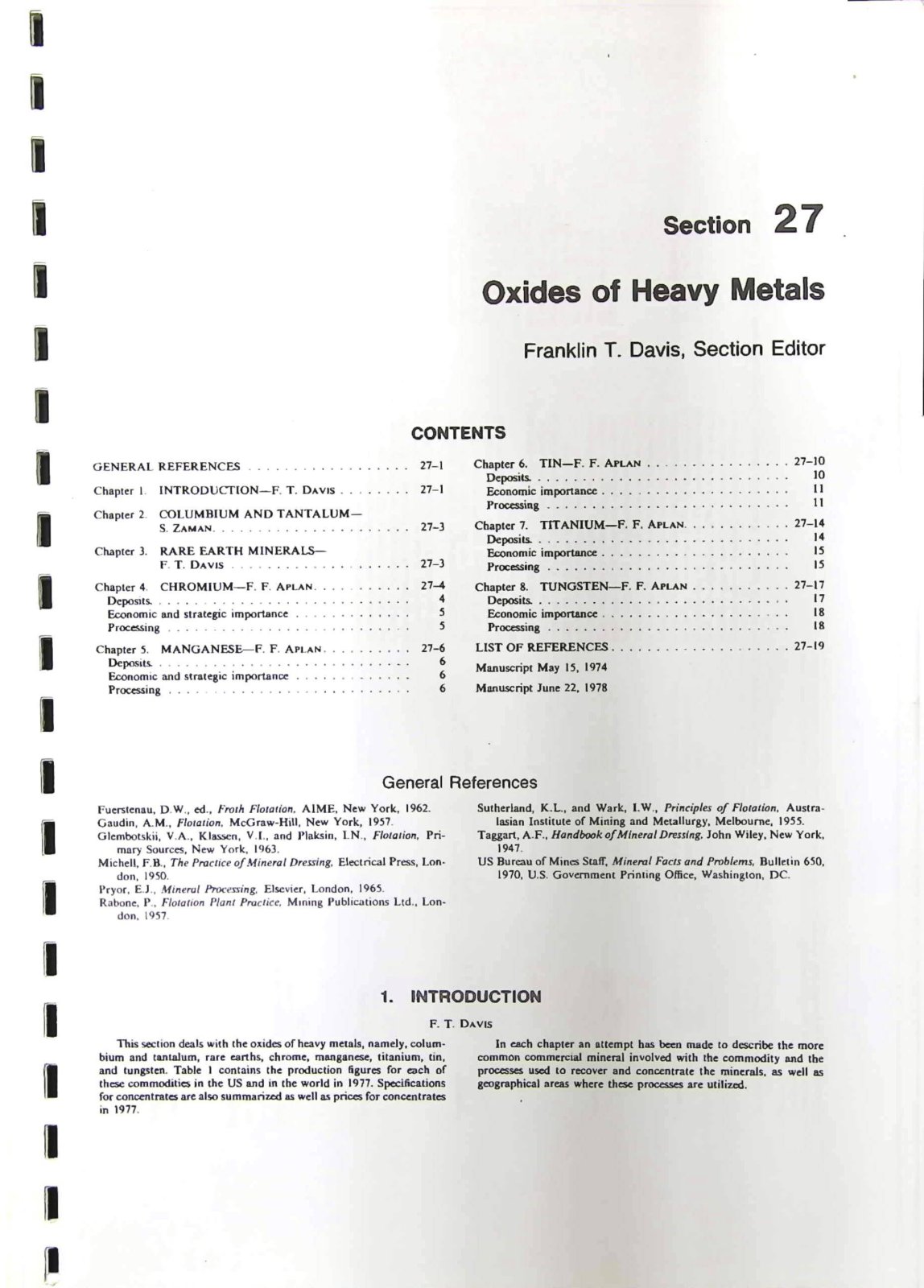 First page of Oxides of Heavy Metals