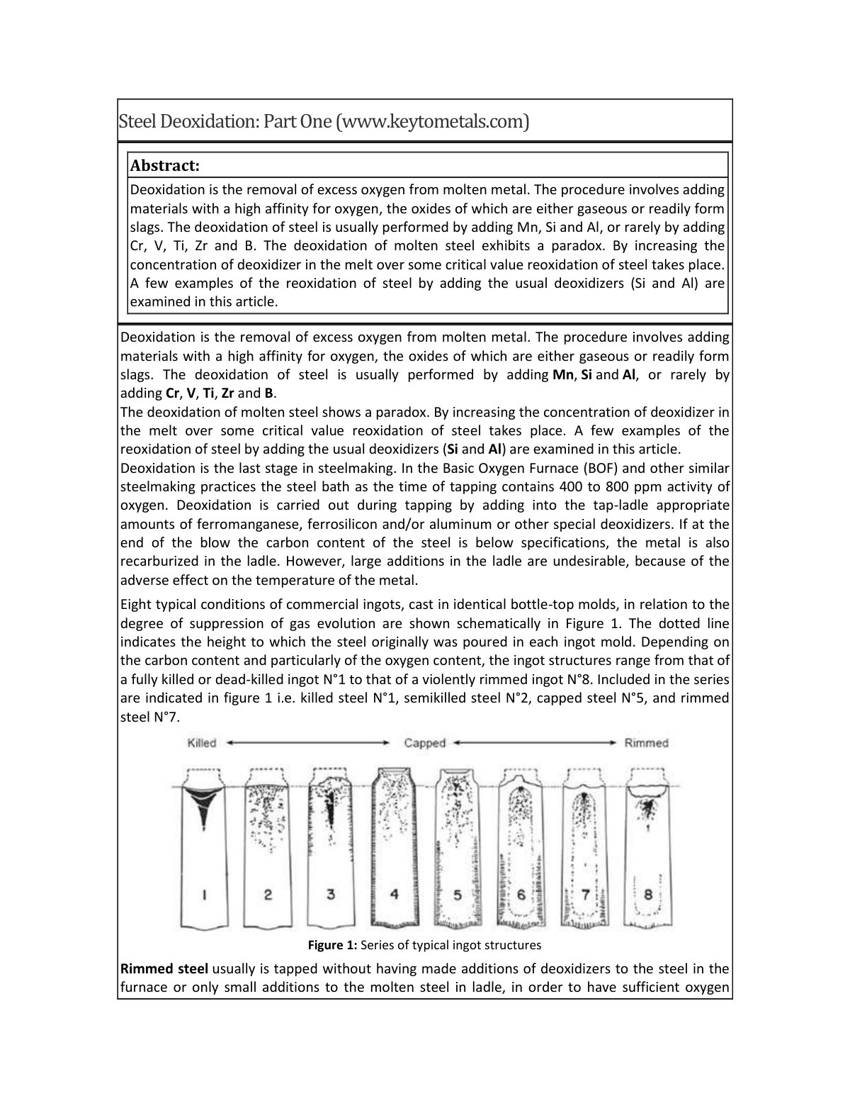 First page of 89991429 Steel Deoxidation