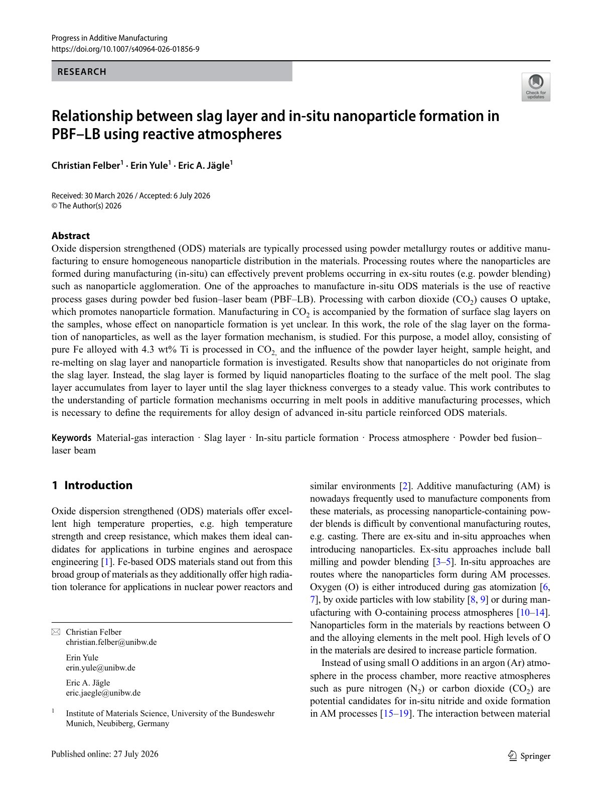 First page of 03 Reactive Atmosphere PBFLB Slag Nanoparticles
