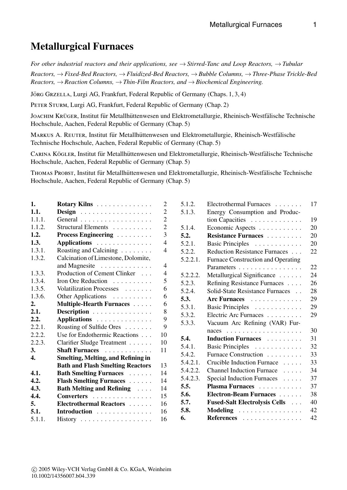First page of 234172427 Metallurgical Furnaces