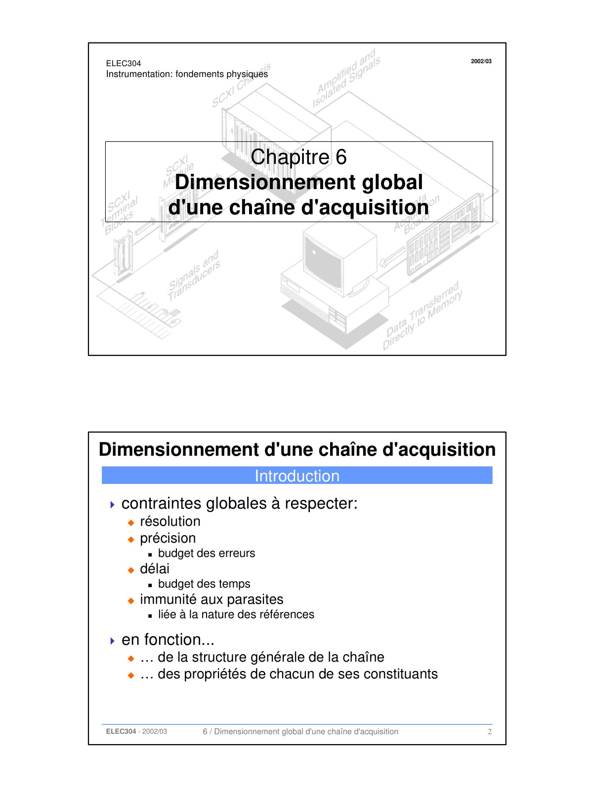 First page of IV.6 Dimensionnement