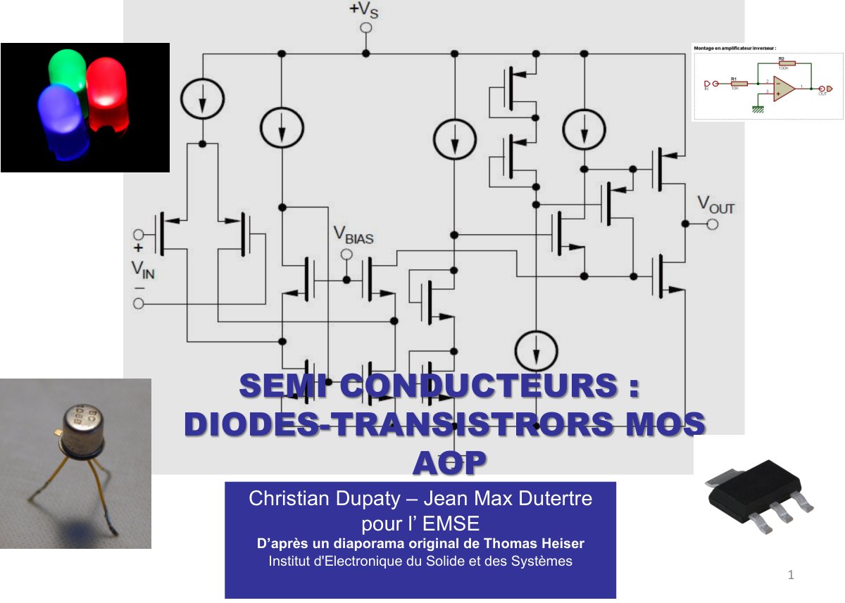 First page of semi conducteurs