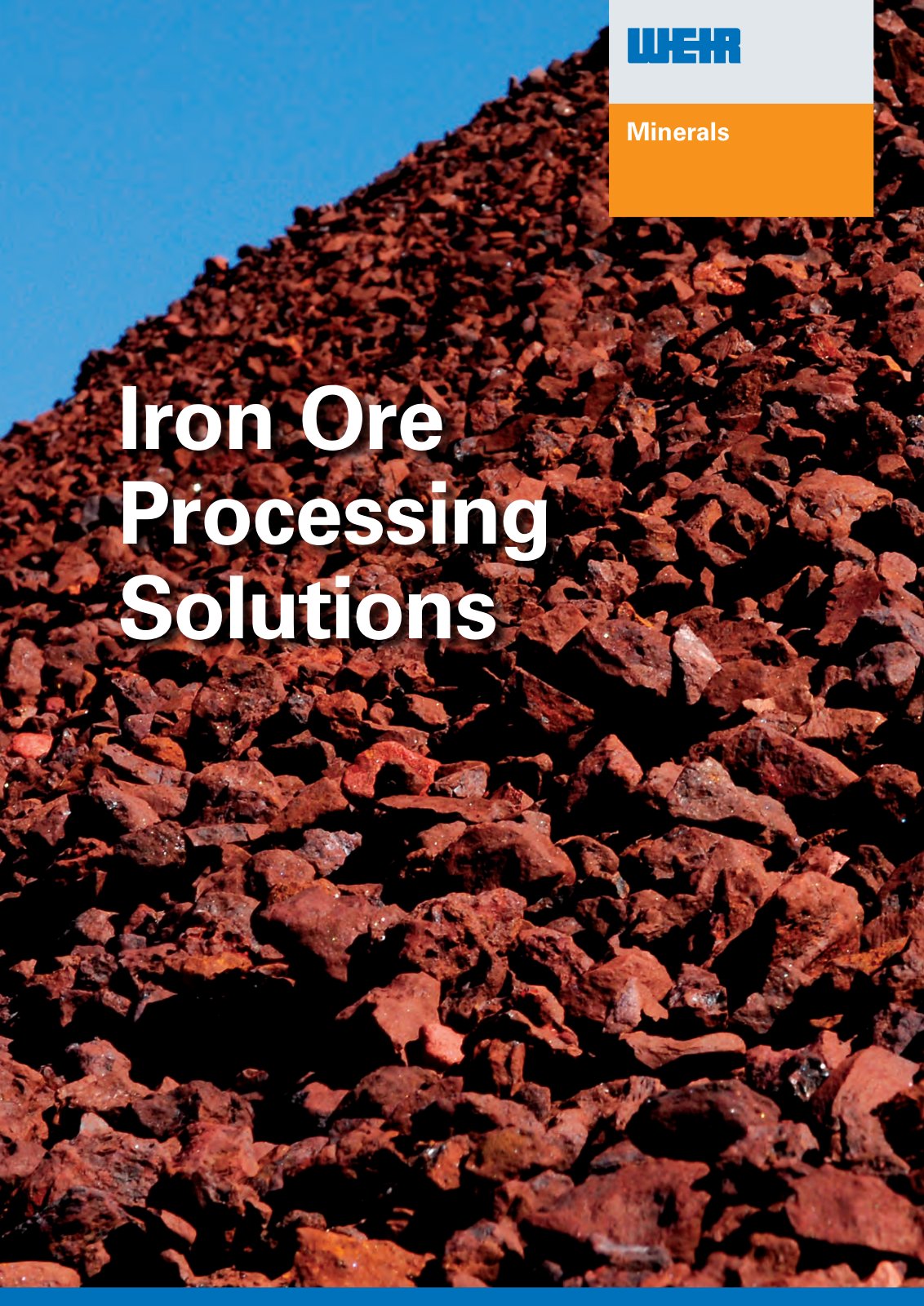 First page of Weir Minerals Iron Ore Processing Solutions Brochure PREVIEW
