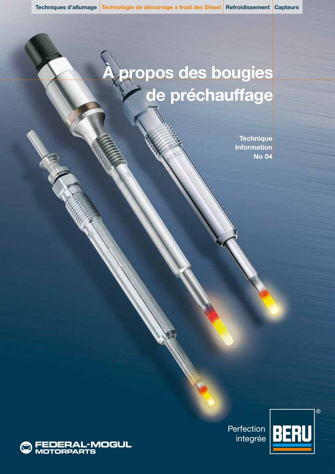 First page of bougies prechauffage beru