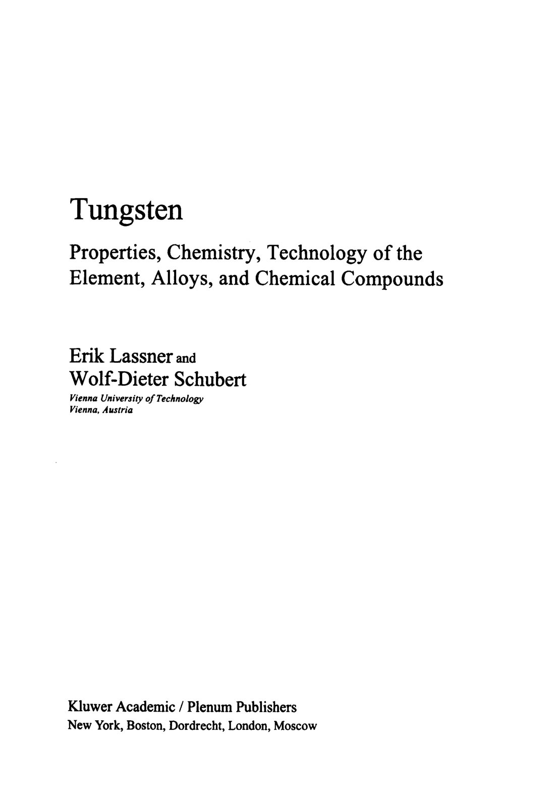 First page of 9780306450532 TOC