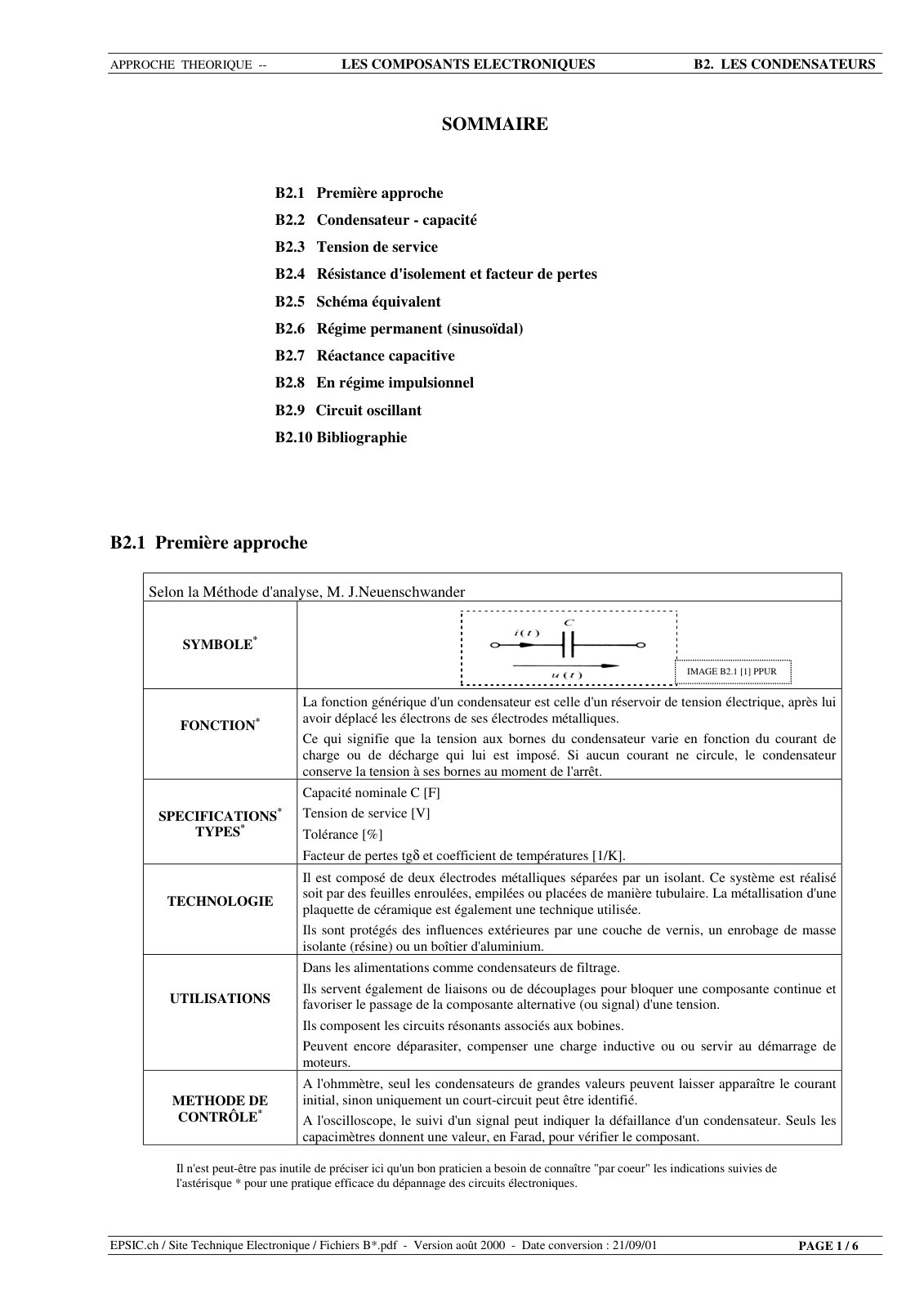 First page of condensateurs2