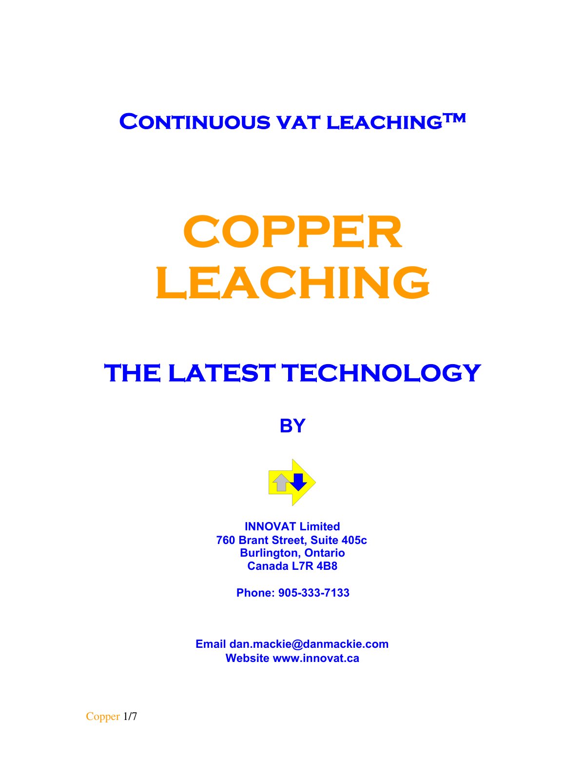 First page of CopperLeach