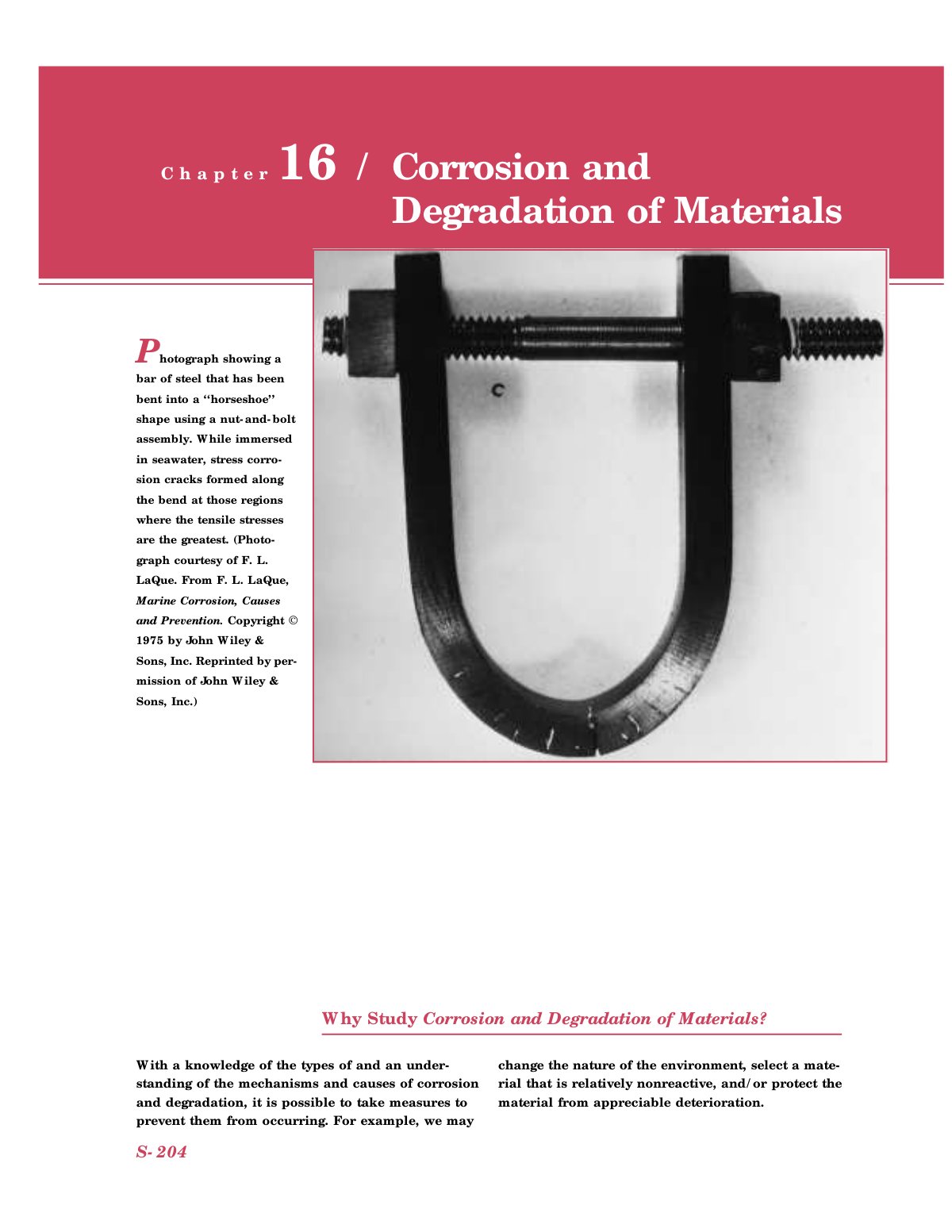 First page of C h a p t e r 16 Corrosion and Degradati (1)