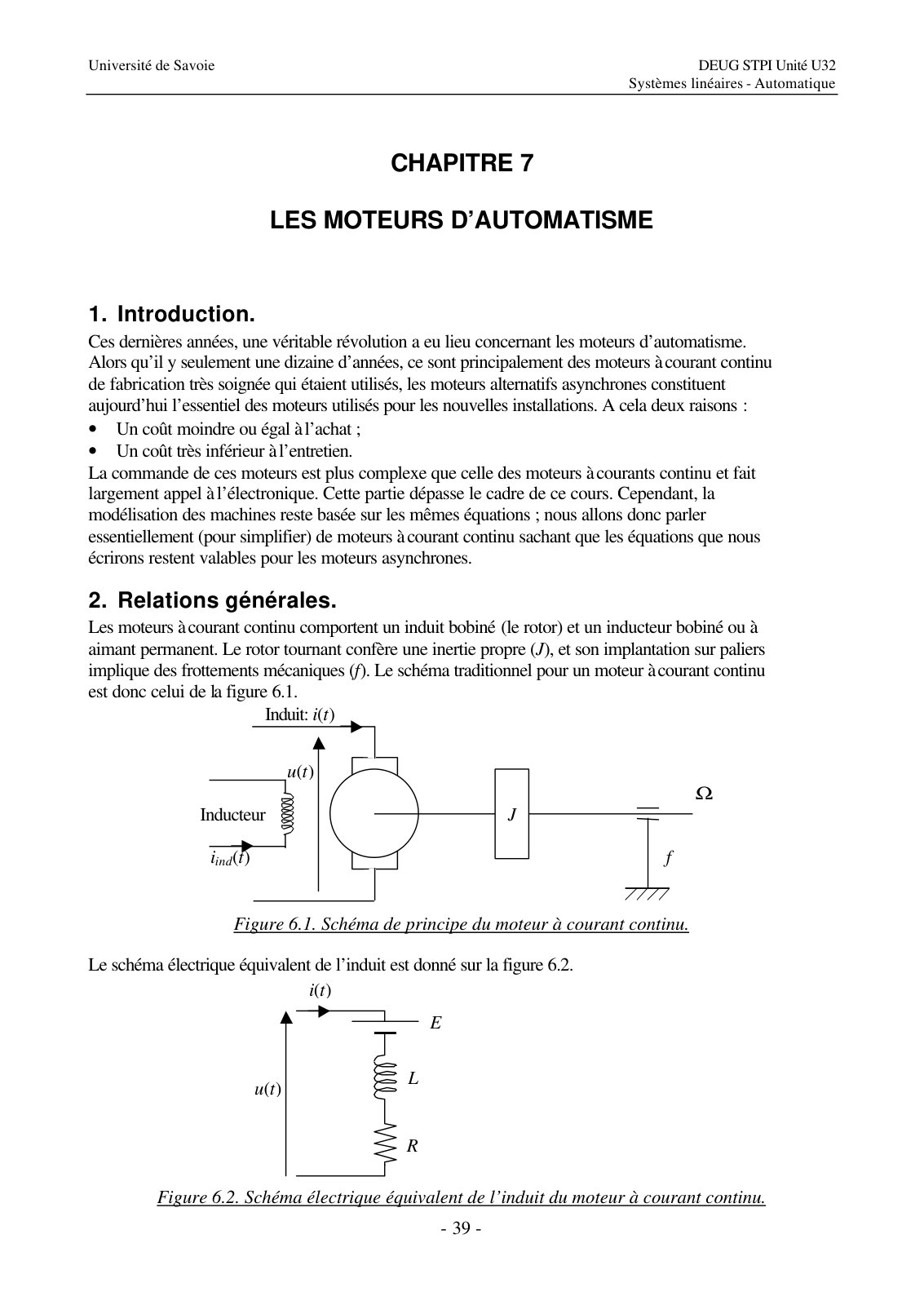 First page of moteur automatisme