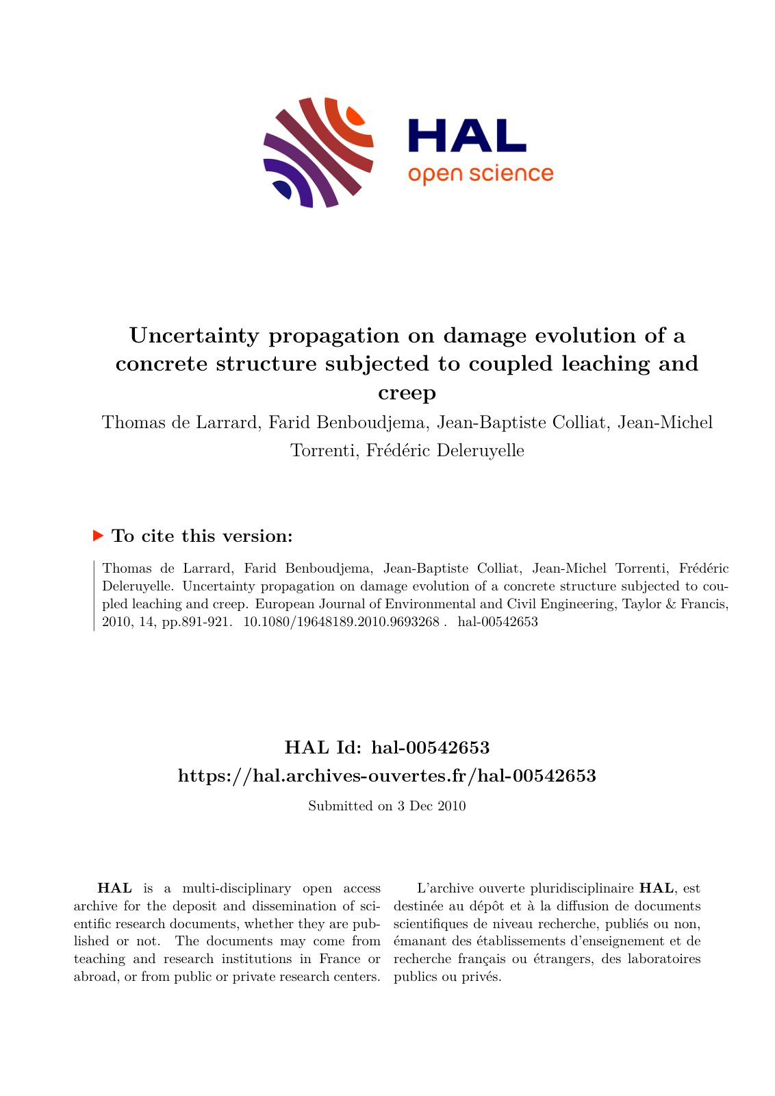 First page of To Coupled Leaching