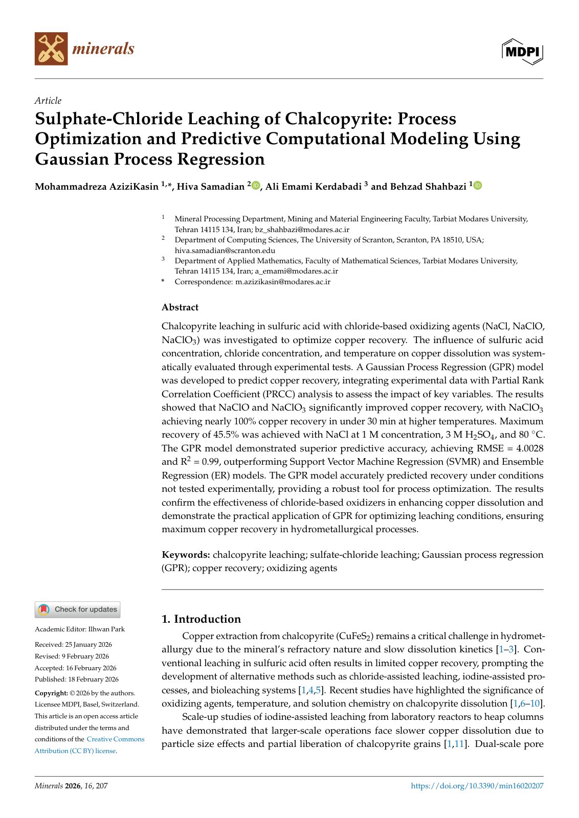 First page of 2026   AziziKasin   Sulphate Chloride Chalcopyrite Leaching Model