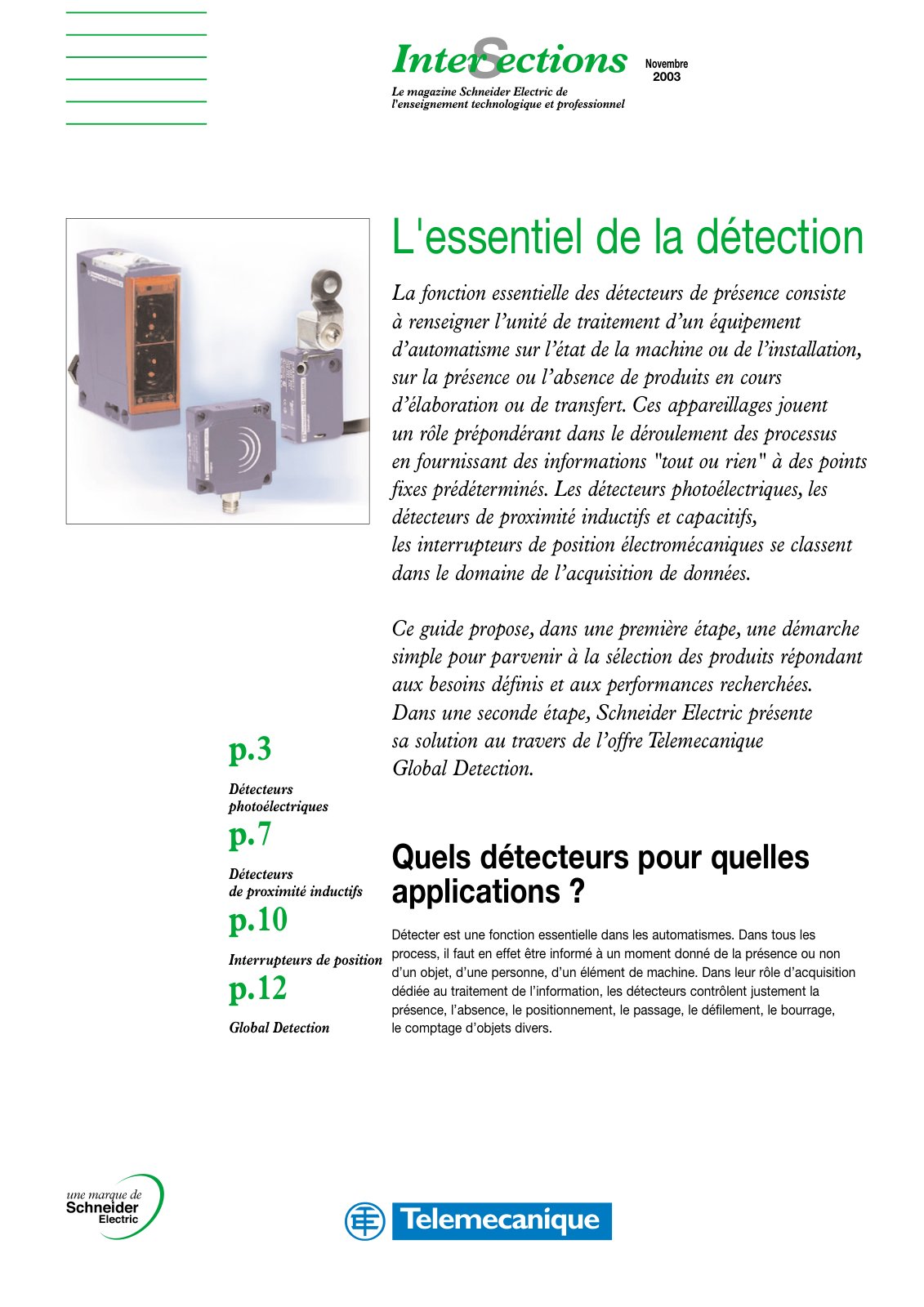 First page of detection