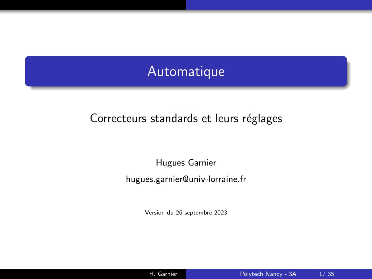 First page of F Auto Correcteurs