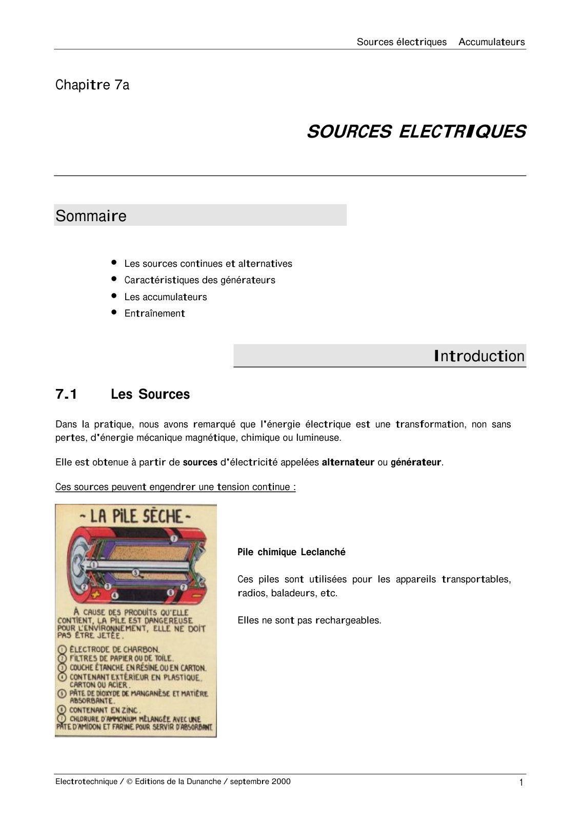 First page of sources