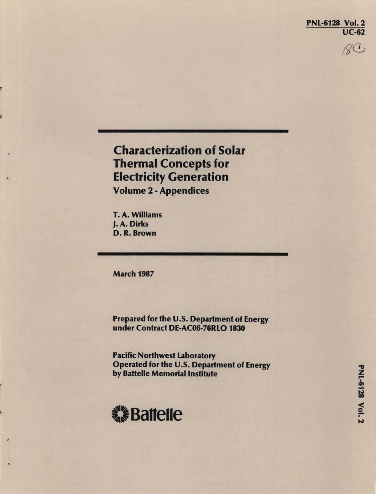 First page of Characterization of Solar Thermal Concep