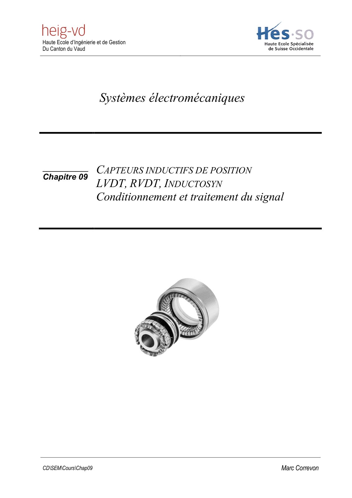 First page of capteurs inductifs position