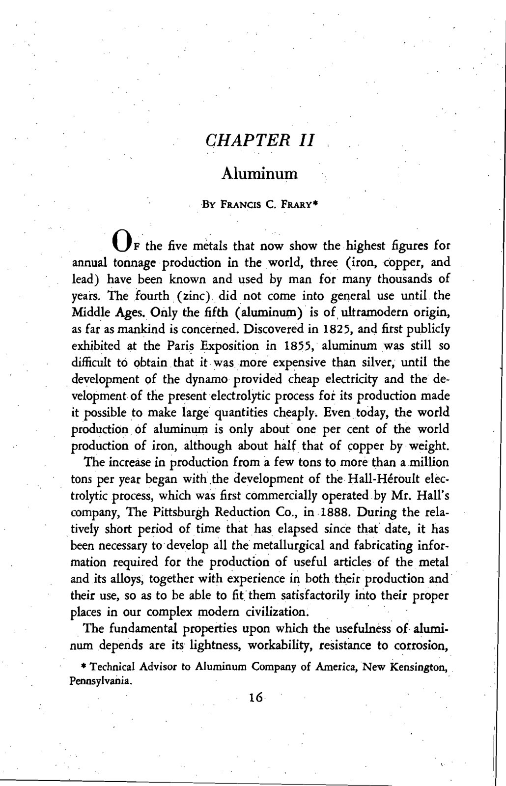 First page of Aluminum