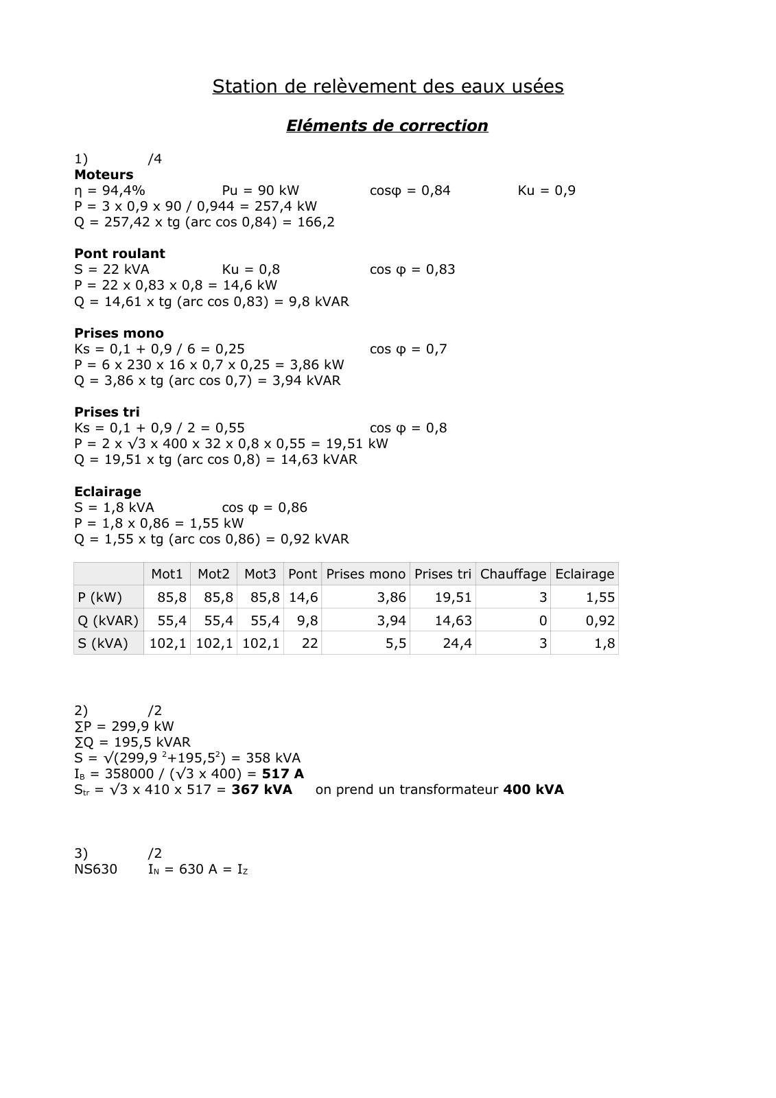 First page of corrige (2)