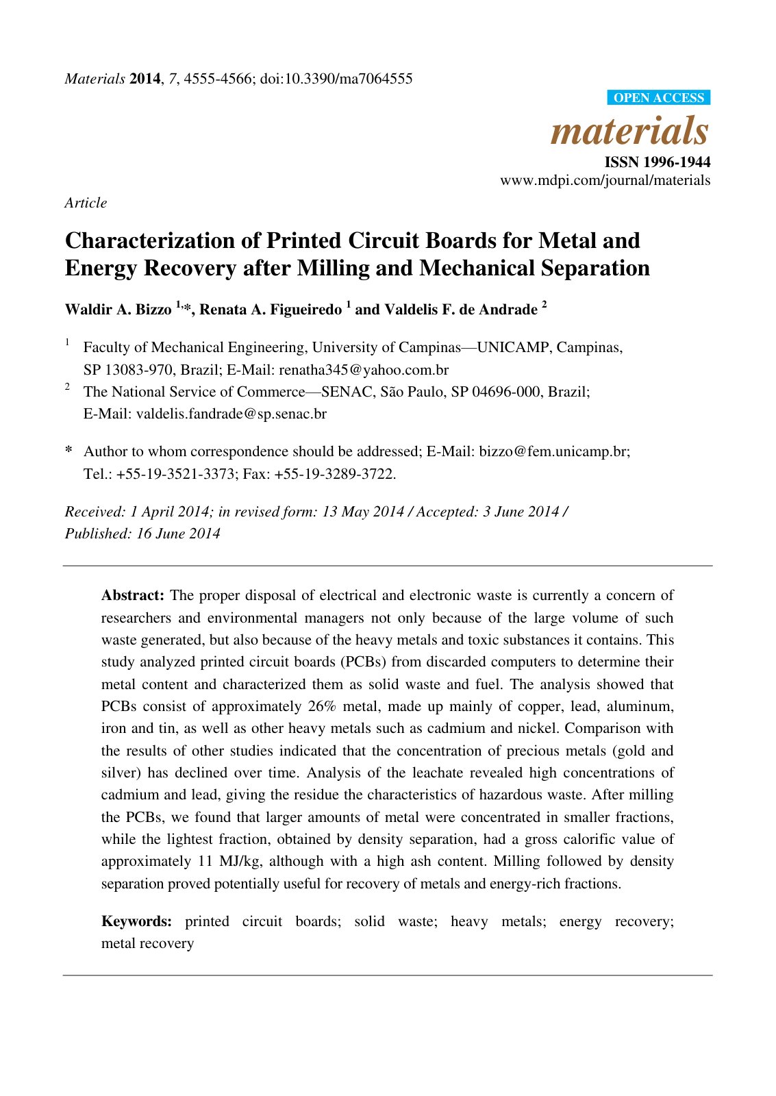 First page of Characterization of Printed Circuit Boar