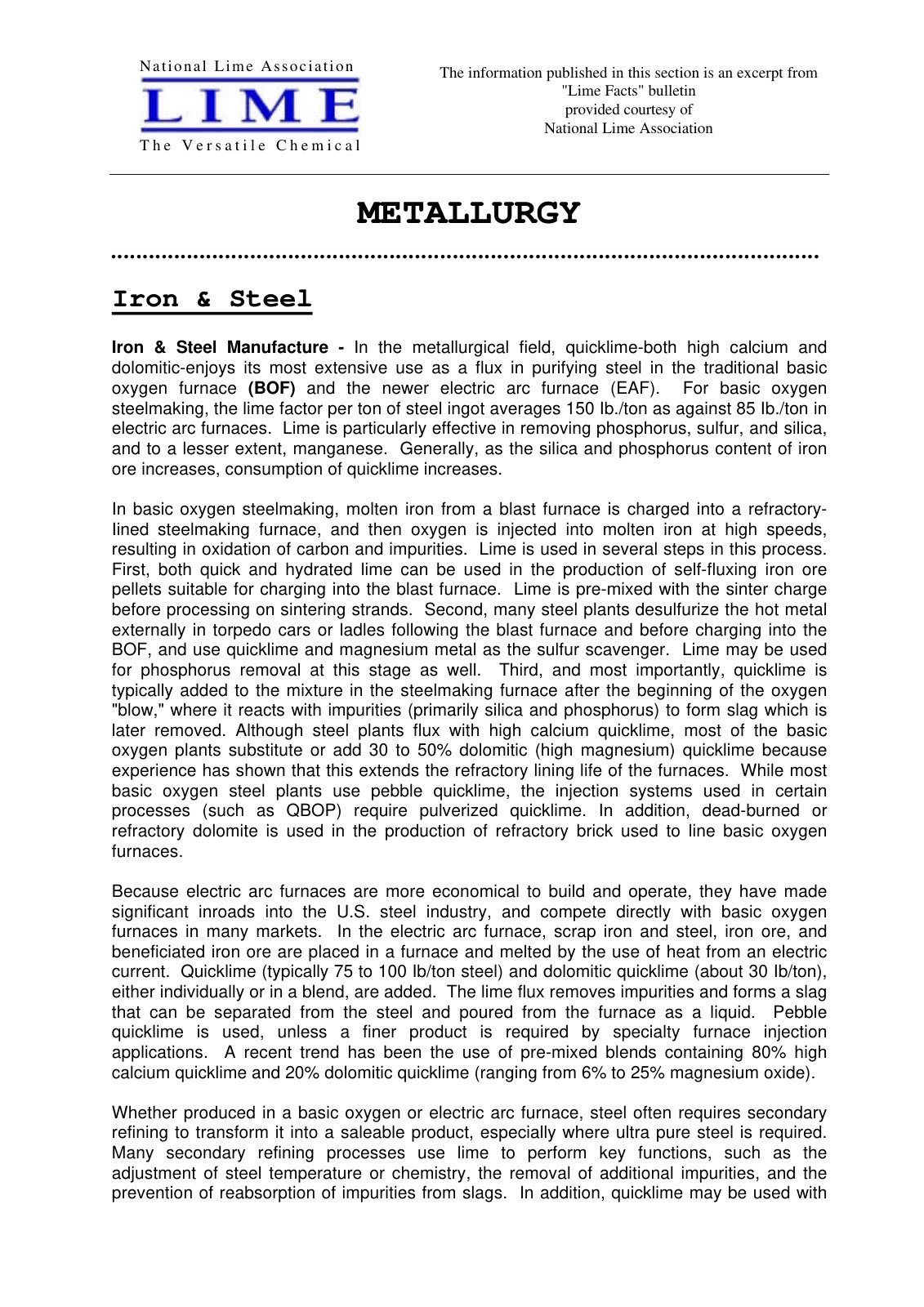 First page of Metallurgy