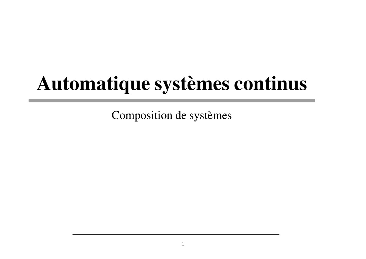 First page of III.2. Annexe F Compositions de Systèmes