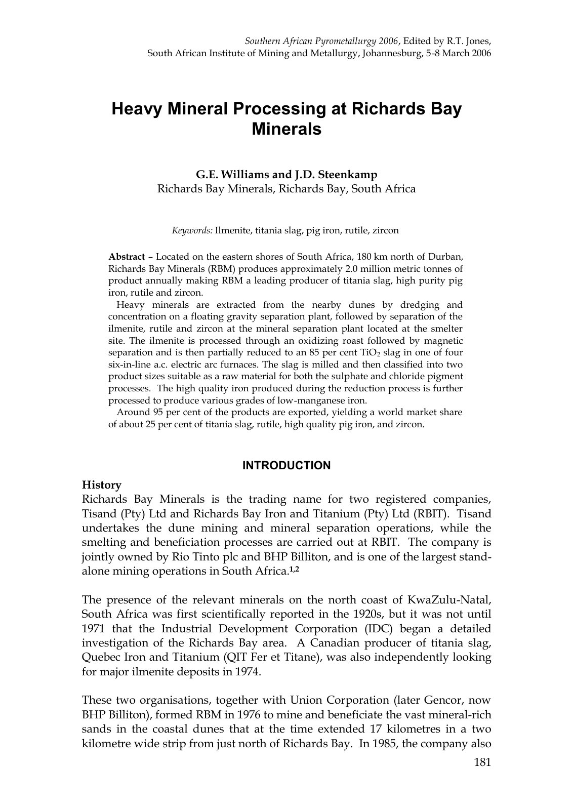 First page of 181 RBM